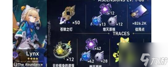 崩坏星穹铁道玲可等级突破对应材料一览