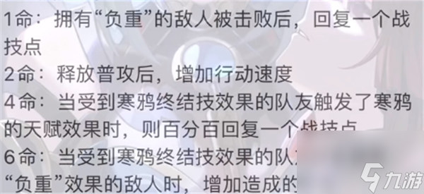崩坏星穹铁道寒鸦技能星魂一览