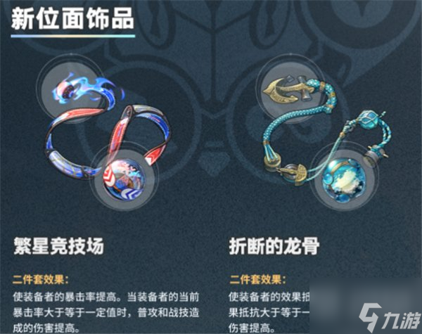 崩坏星穹铁道1.2新增遗器套装 1.2遗器套装属性介绍