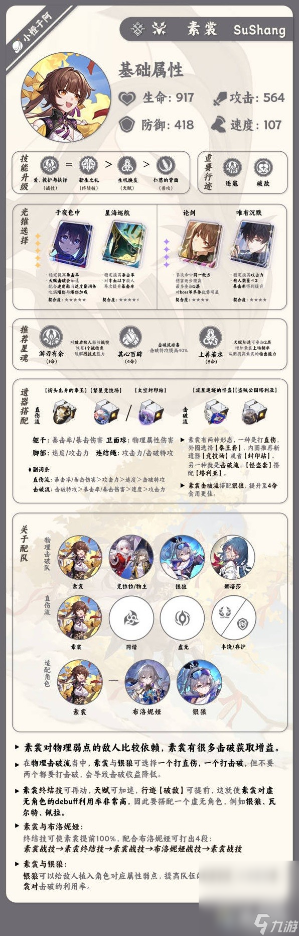 《崩坏星穹铁道》1.2上半UP角色培养攻略分享