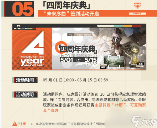 明日方舟四周年赠送数量详解