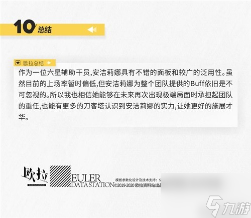 明日方舟辅助干员安洁莉娜测评 安洁莉娜值得培养吗