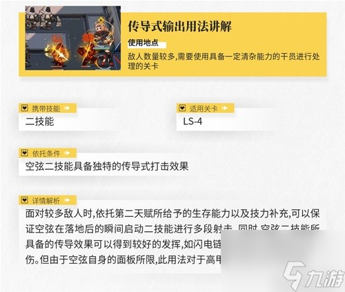 《明日方舟》狙击干员空弦测评 空弦值得培养吗