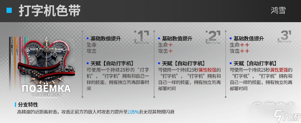 《明日方舟》鸿雪模组打字机色效果介绍