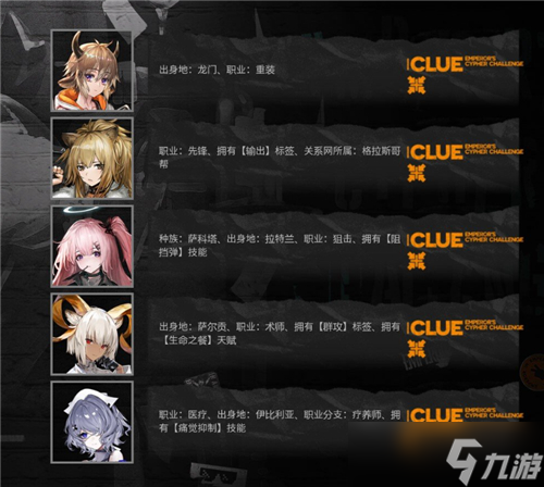 《明日方舟》大帝的挑战答案大全