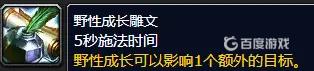 魔兽世界奶德用什么雕文? （魔兽世界德鲁伊）