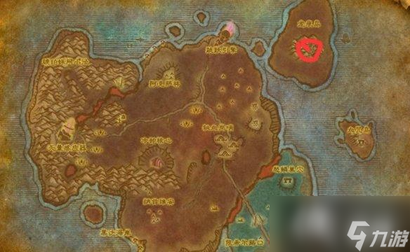 《魔兽世界》龙爪丘陵位置攻略