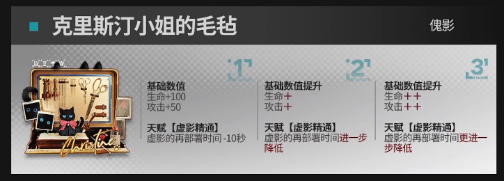 明日方舟傀影模组升级有什么效果