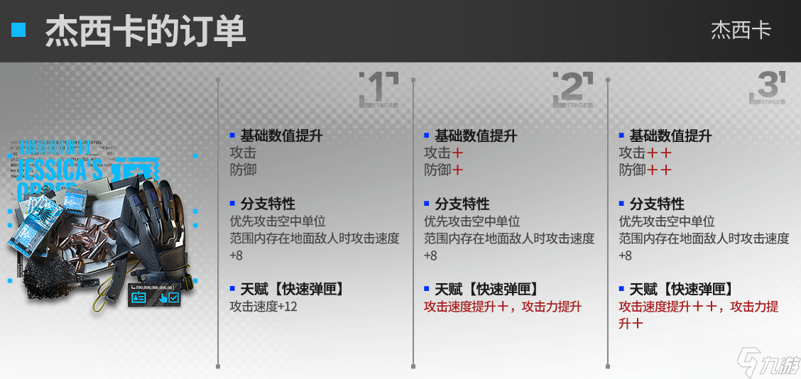 《明日方舟》杰西卡模组是什么效果