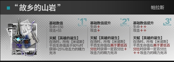 明日方舟帕拉斯模组升级有什么效果