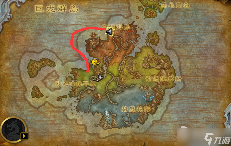 《魔兽世界》10.0海上冲浪位置详解