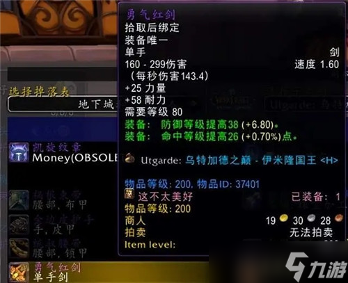 魔兽世界WLK勇气红剑归属 玩家意见不一致应该听谁的