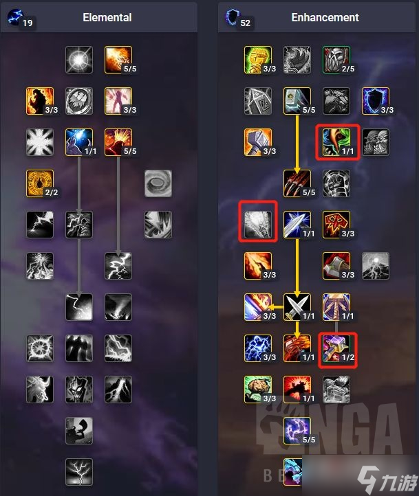 《魔兽世界》怀旧服WLK增强萨天赋是什么