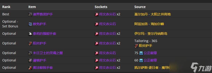 《魔兽世界》TBC怀旧服P5暗牧BIS装备 肩部首选赦免肩垫