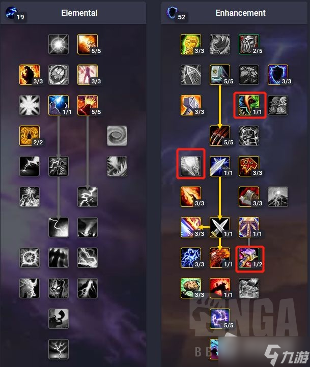 《魔兽世界》怀旧服WLK增强萨天赋是什么