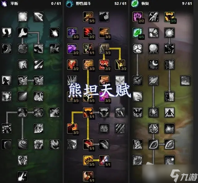 《魔兽世界》怀旧服wlk熊T天赋加点推荐