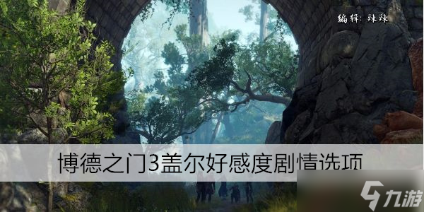 博德之门3盖尔好感度剧情选项