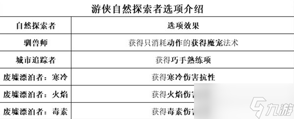 《博德之门3》全职业等级能力对照表分享