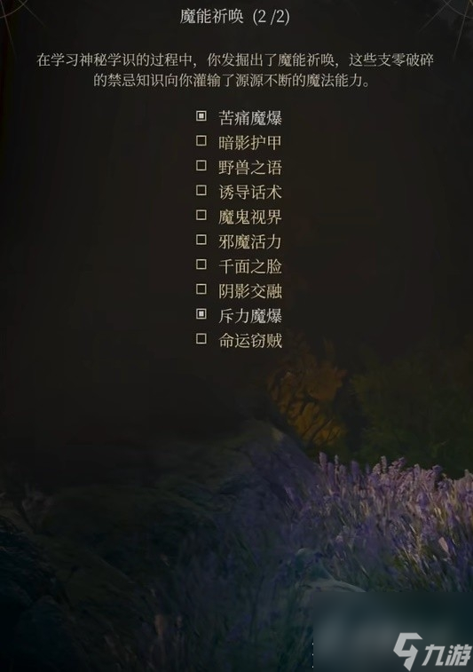 博德之门3邪术师简单构筑介绍