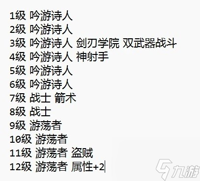 博德之门3吟游诗人双弩BD推荐攻略