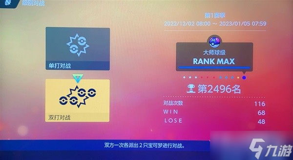 《宝可梦：朱紫》双打下石鸟队伍分享