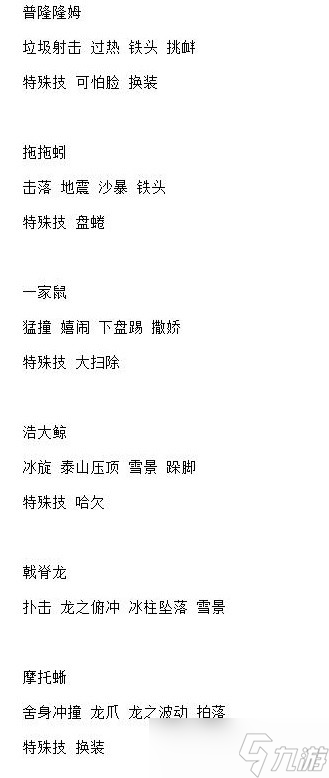 宝可梦朱紫6星太晶坑全BOSS技能是什么