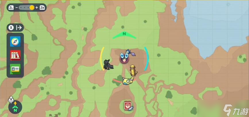 宝可梦朱紫锦穴山道训练家位置攻略
