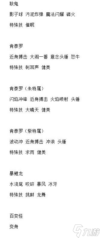 宝可梦朱紫6星太晶坑全BOSS技能是什么