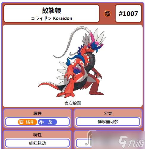 《宝可梦：朱紫》故勒顿战斗特点介绍