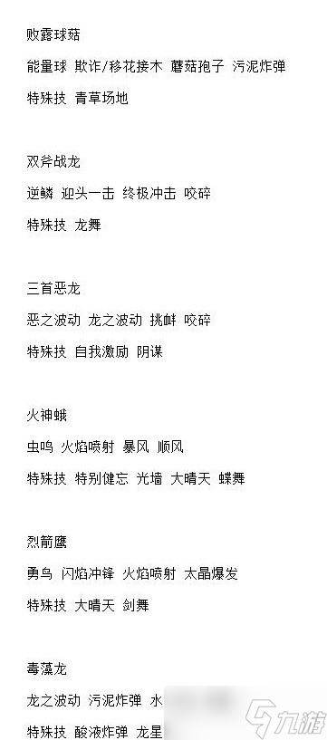 宝可梦朱紫6星太晶坑全BOSS技能是什么