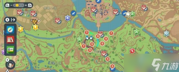 《宝可梦朱紫》训练家坐标地图分享 训练家在哪里？