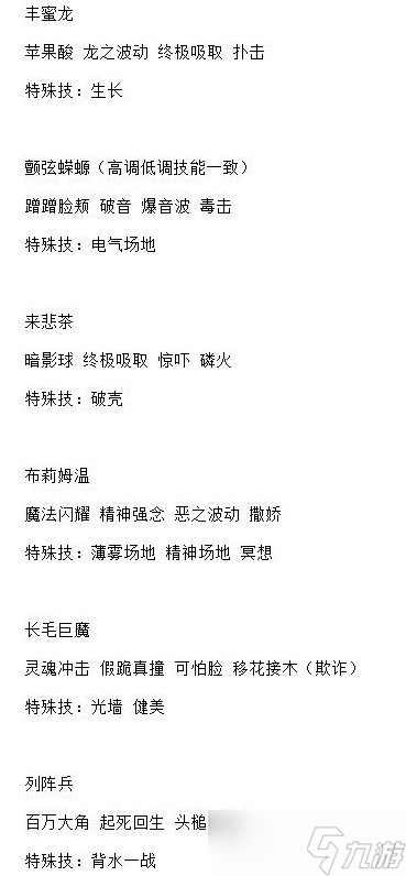 《宝可梦：朱紫》5星太晶战全BOSS技能表