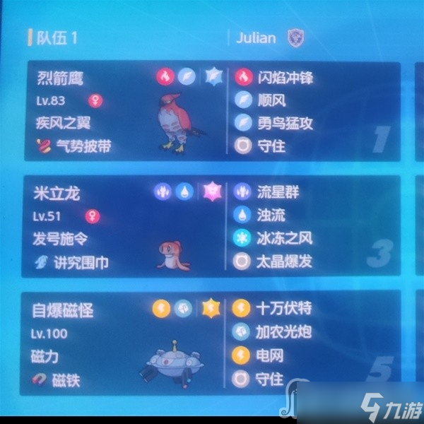 《宝可梦：朱紫》顺风吃吼霸队配置说明