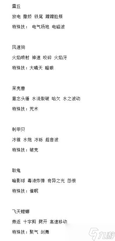 《宝可梦：朱紫》5星太晶战全BOSS技能表