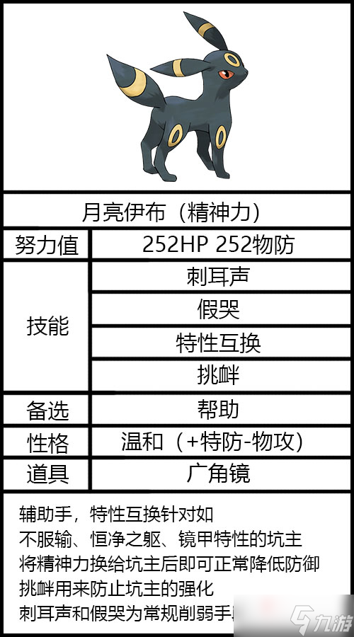 《宝可梦朱紫》太晶坑月亮伊布配置推荐