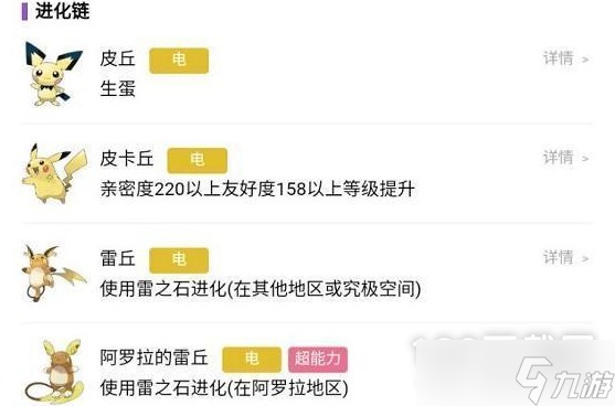 《宝可梦朱紫》皮卡丘进化等级一览