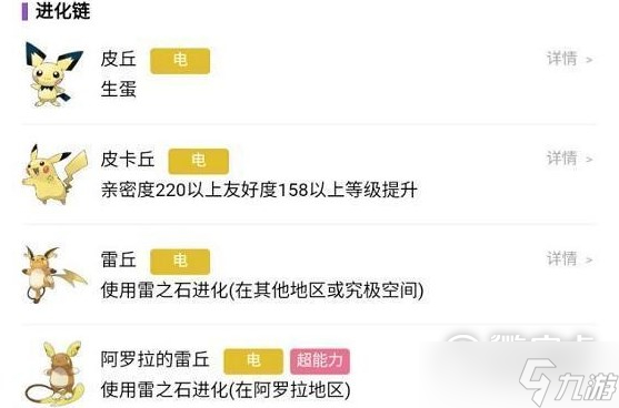 宝可梦朱紫皮卡丘进化路线有哪些