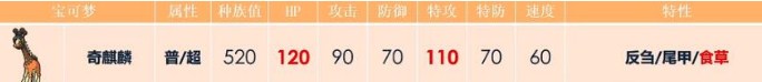 宝可梦朱紫奇麒麟怎么配招 奇麒麟配招攻略