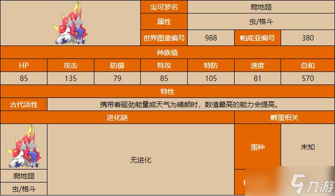 宝可梦朱紫爬地翅配招攻略