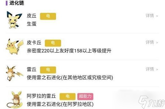 《宝可梦朱紫》皮卡丘进化路线