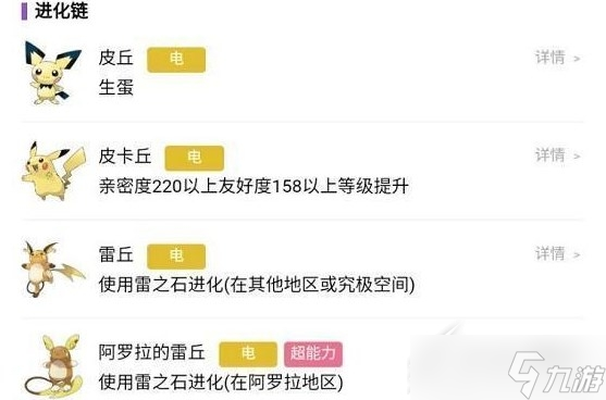 《宝可梦朱紫》皮卡丘进化等级介绍