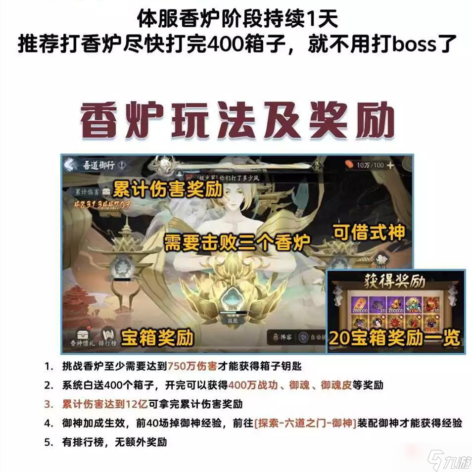 《阴阳师》吾道御行香炉怪打法阵容推荐