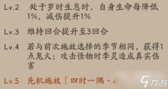 《阴阳师》SSR式神季技能一览