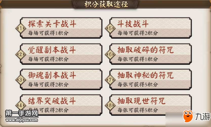 阴阳师积分换奖励活动有哪些奖励？奖励一览