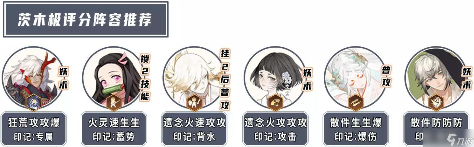 《阴阳师》六道净佛刹茨木极评分阵容攻略
