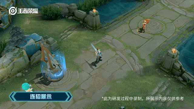 《王者荣耀》夏侯惇匿光决锋者皮肤特效展示