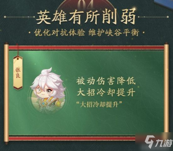 《王者荣耀》S26英雄调整内容介绍