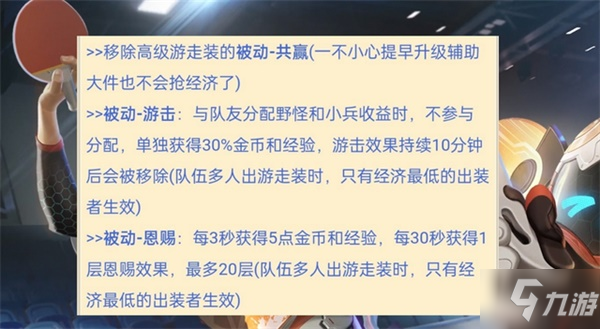 《王者荣耀》S25赛季三级辅助装会抢经济吗