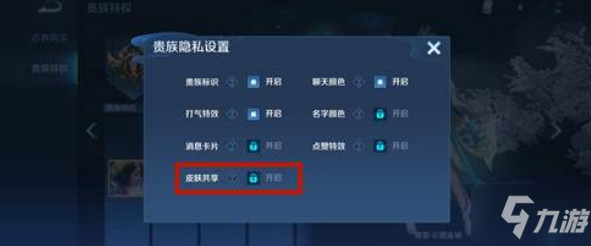 《王者荣耀》共享皮肤攻略