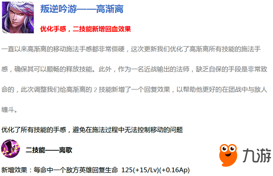 王者荣耀11月22日11个英雄调整汇总：王昭君大改 李白削弱